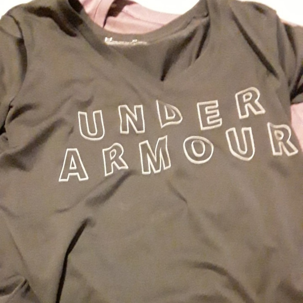 Two Under Armour shirts to pair Under Armour short